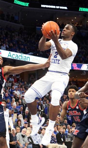 No. 16 Memphis holds off Mississippi 87-86